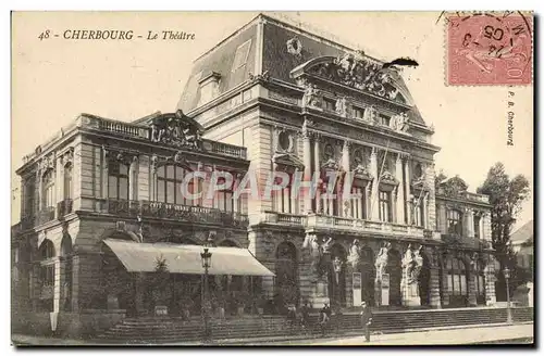 Cartes postales Le Theatre Cherbourg