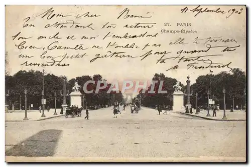 Cartes postales Paris Champs Elysees