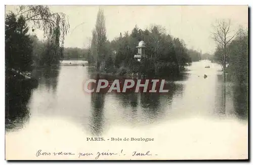 Cartes postales Paris Bois de Boulogne