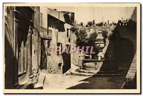 Cartes postales Saint Paul La Vieille Fontaine Femme (animee)