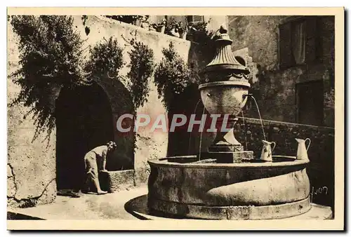 Cartes postales Saint Paul La vieille Fontaine Femme