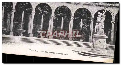 Cartes postales Versailles Les Colonnades Grandes eaux