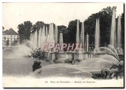 Cartes postales Versailles Bassin de Neptune