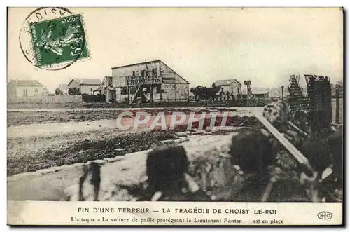 Cartes postales Fin d&#39une terreur Tragedie de Choisy le Roi L&#39attaque