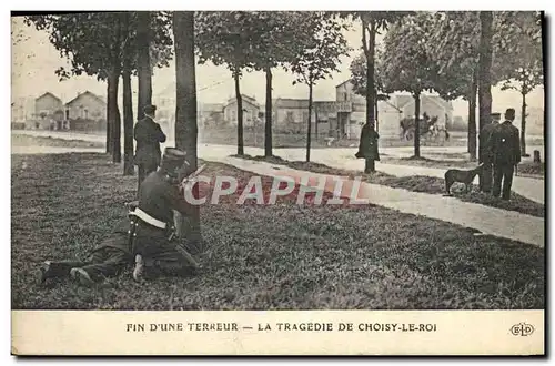 Cartes postales Fin d&#39une terreur Tragedie de Choisy le Roi