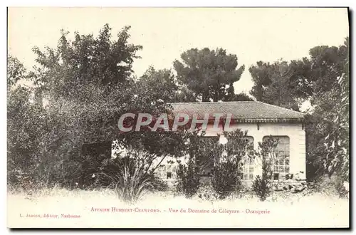Cartes postales Affaire Humbert Crawford Vue du domaine Celeyran Orangerie