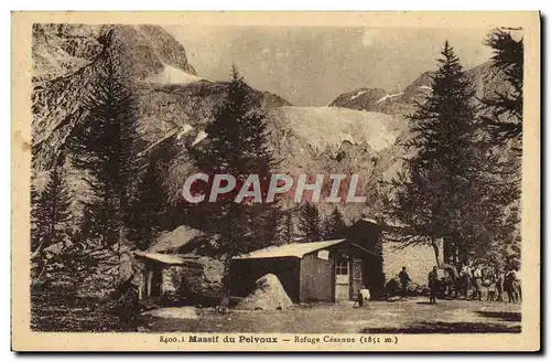 Cartes postales Alpinisme Massif du Pelvoux Refuge Cezanne
