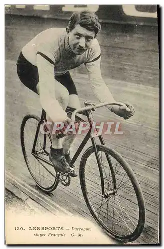 Cartes postales Velo Cycle Cyclisme Darragon stayer francais