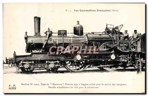 Cartes postales Train Locomotive Machine 2 910 Type dit Outrance