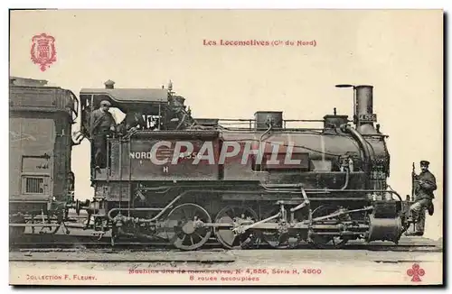 Ansichtskarte AK Train Locomotive Machine dite de Manoeuvres 4 556 serie H