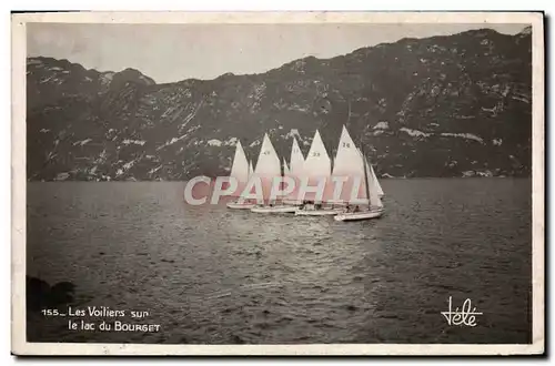 Ansichtskarte AK Bateau Voilier Les voiliers sur le lac du Bourget