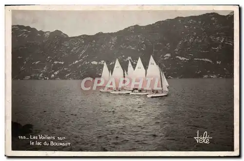 Cartes postales Bateau Voilier Les voiliers sur le lac du Bourget