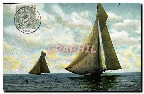 Cartes postales Bateau Voilier