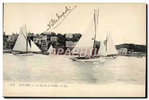 Ansichtskarte AK Bateau Voilier Dinard Le Bec de la Vallee