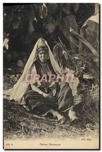 Cartes postales Beaute orientale Femme Mauresque