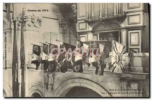 Cartes postales Militaria Paris Invalides Chapelle Mes 7 premiers drapeaux pris a l&#39ennemi