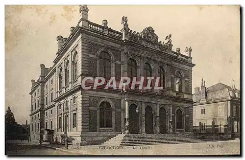 Cartes postales Le Theatre Chartres