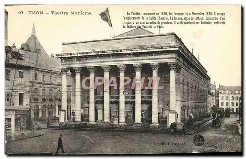 Ansichtskarte AK Le Theatre municipal Dijon