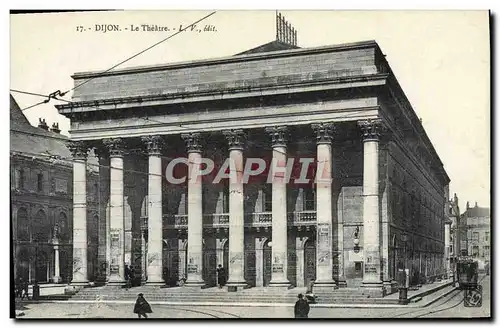 Ansichtskarte AK Le Theatre Dijon Tramway