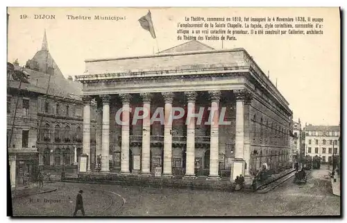 Ansichtskarte AK Dijon Le Theatre municipal