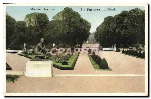 Cartes postales Versailles Le Parterre Du Nord