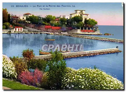 Cartes postales Beaulieu Le Port Et La Pointe Des Fourmis