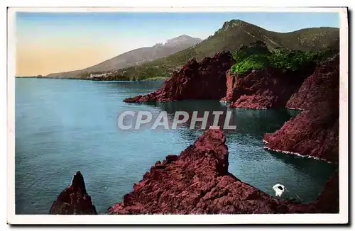 Cartes postales La Cote D&#39Azur Les Roches Rouges Du Trayas