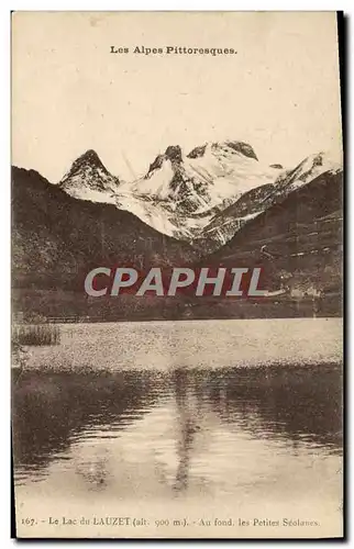 Cartes postales Le Lac Lauzet Au fond Les petites Seolanes