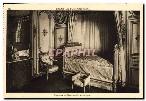 Cartes postales Palais De Fontainbleau Chambre de Madame de Maintenon