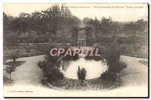 Cartes postales Affaire Humbert Crawford Vue du domaine de Celeyran Entree principale