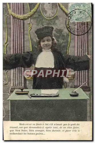 Cartes postales Enfant Avocat