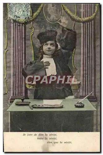 Cartes postales Enfant Avocat