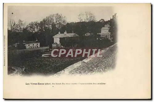 Cartes postales Les Vives Eaux photo du haut du mur apres l&#39apposition des scelles