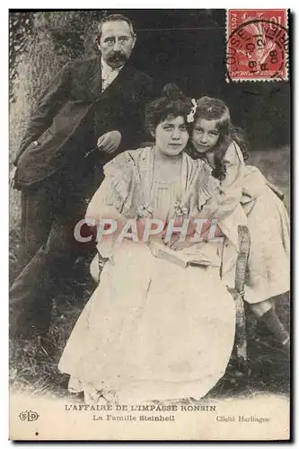 Cartes postales L&#39affaire de l&#39impasse Ronsin La famille Steinhell