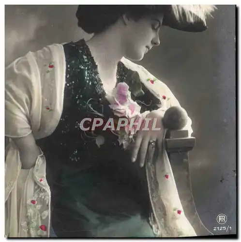 Cartes postales Mode Femme Chapeau