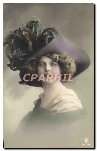 Cartes postales Mode Femme Chapeau