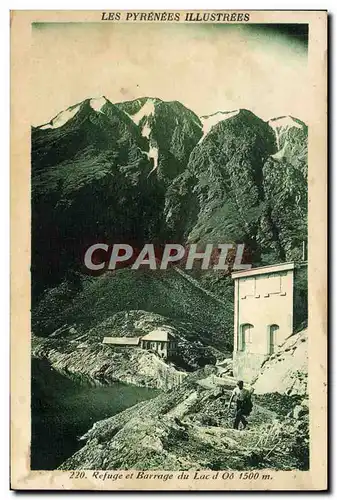 Ansichtskarte AK Alpinisme Refuge du barrage du lac d&#39Oo