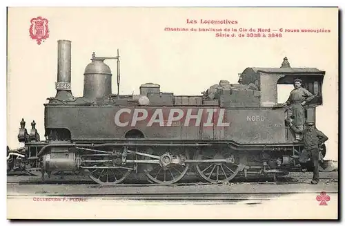 Ansichtskarte AK Train Locomotive Machine de banlieue de la Cie du Nord