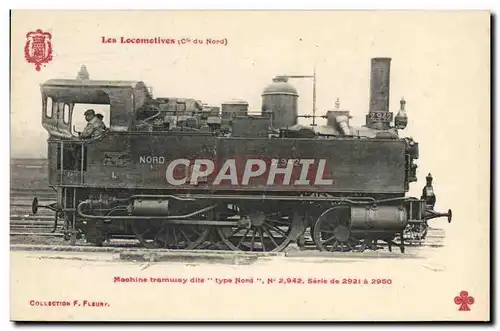 Ansichtskarte AK Train Locomotive Machine tramway dite Type Nord n 2942 2921 a 2950