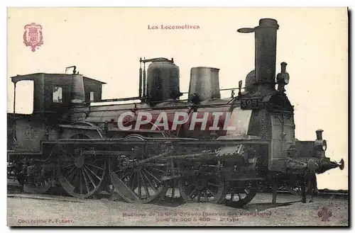 Ansichtskarte AK Train Locomotive Machine de la Cie d&#39Orleans Service des voyageurs