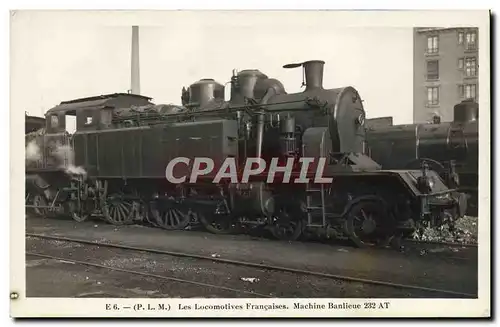 Cartes postales Train Locomotive Machine banlieue 232 AT