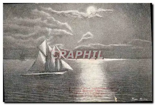 Cartes postales Bateau Voilier