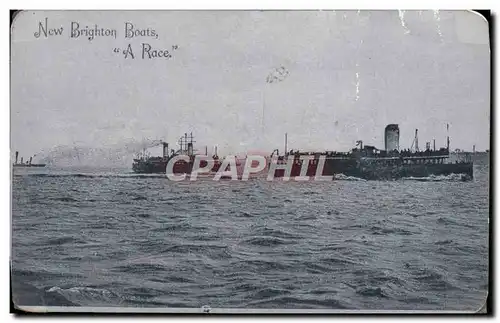 Cartes postales Bateaux New Brighton Boats a Race