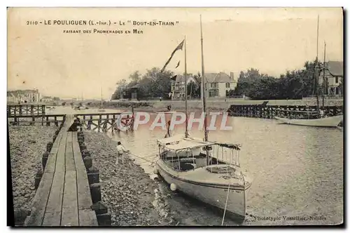 Cartes postales Bateau Voilier Le Pouliguen Le Bout en Train faisant des promenades en mer