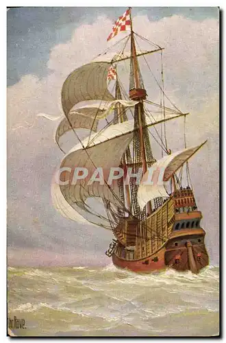 Cartes postales Bateau Voilier