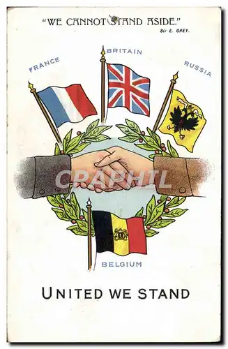 Ansichtskarte AK Militaria Drapeaux