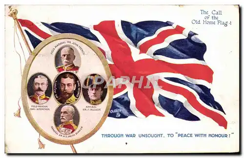 Cartes postales Militaria Drapeau anglais