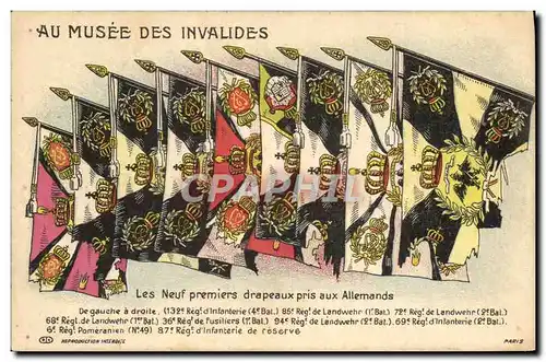 Cartes postales Militaria Paris Musee des Invalides
