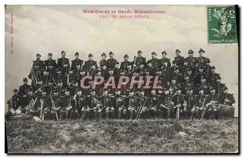 Ansichtskarte AK Militaria Musique de la Garde Republicaine Gabrile Pares