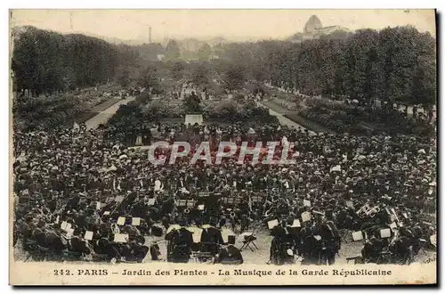 Ansichtskarte AK Militaria Paris Jardin des Plantes La musique de la Garde Republicaine